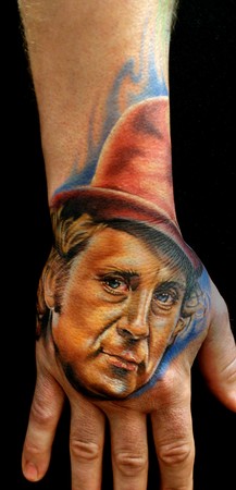 Tattoos - willy wonka